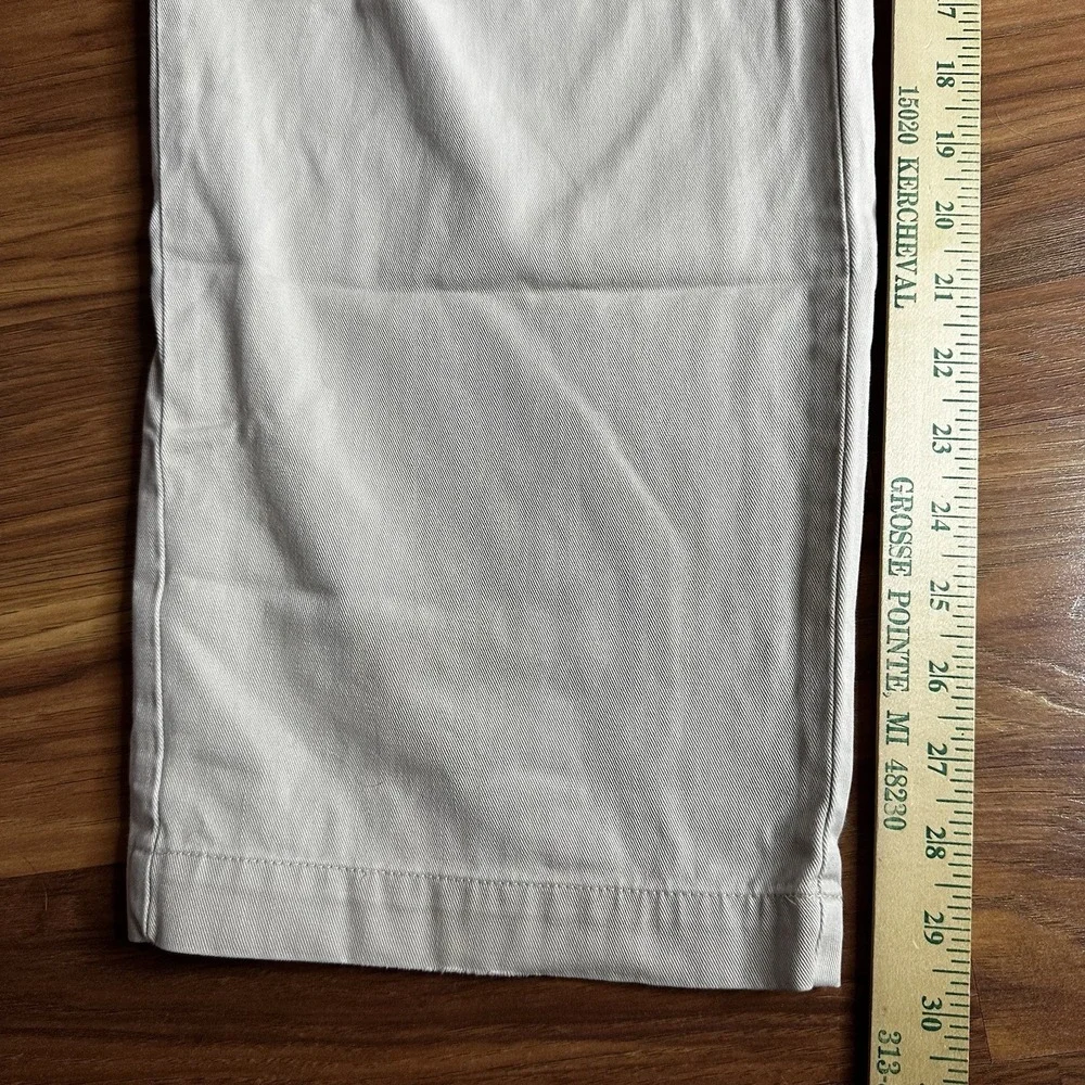 Vintage 90s Polo Ralph Lauren Andrew Pant Men 36x30 Khaki Pleated Chino Cotton